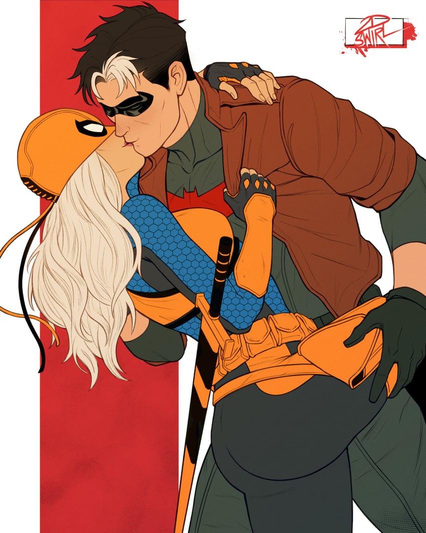jason todd, red hood, rose wilson, and ravager (dc comics and 2 more) drawn by 2dswirl