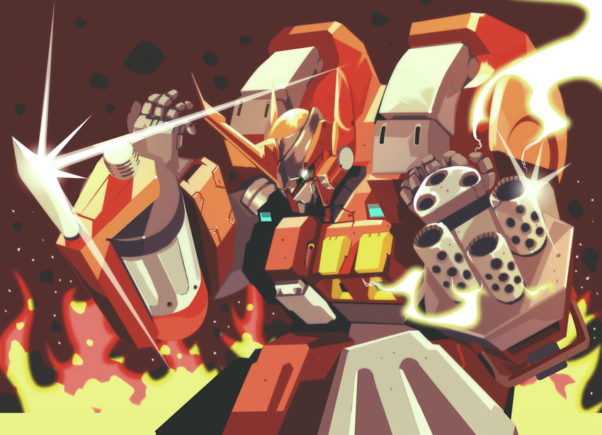 alteisen (super robot wars and 1 more) drawn by daison