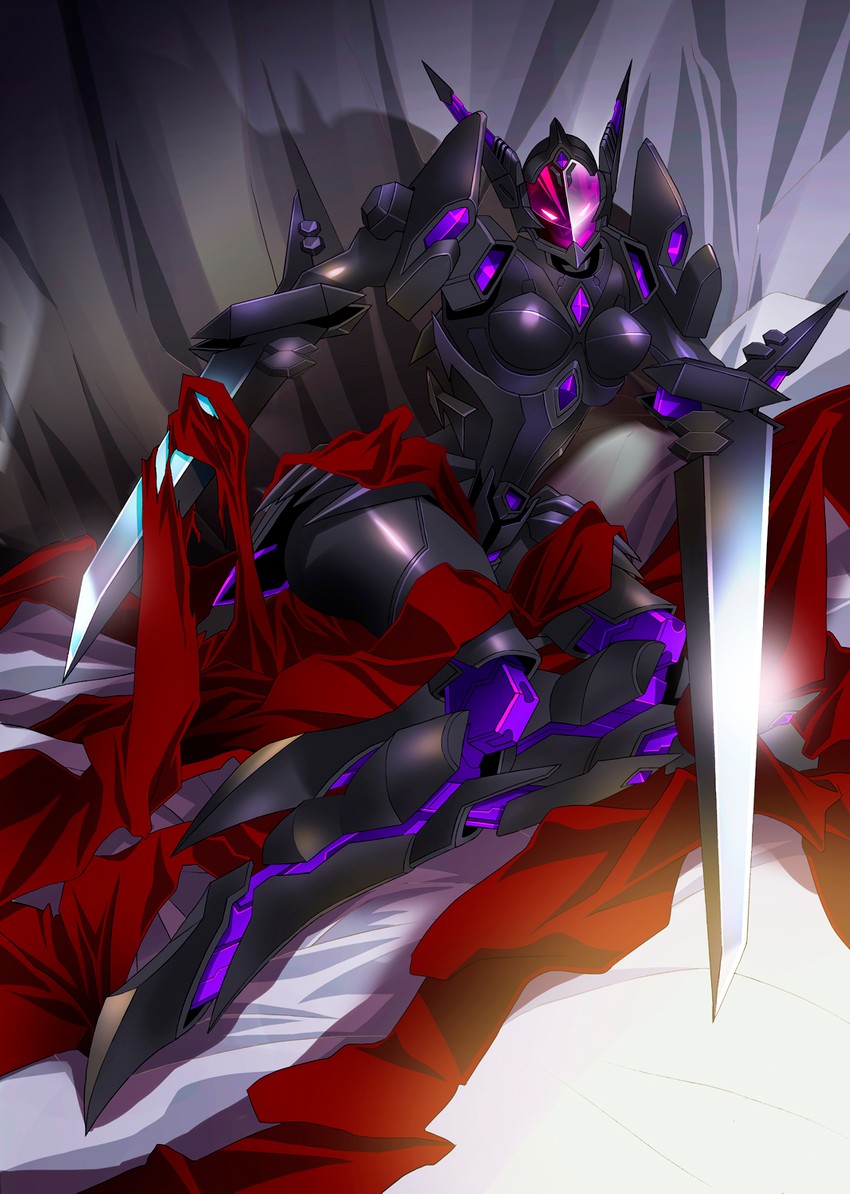 black lotus (accel world) drawn by platin_(alios)