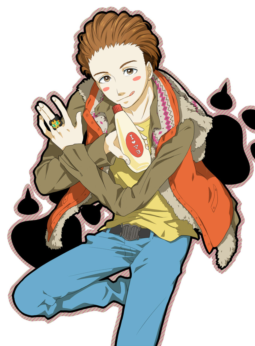 nitou kousuke (kamen rider and 1 more) drawn by natsucos