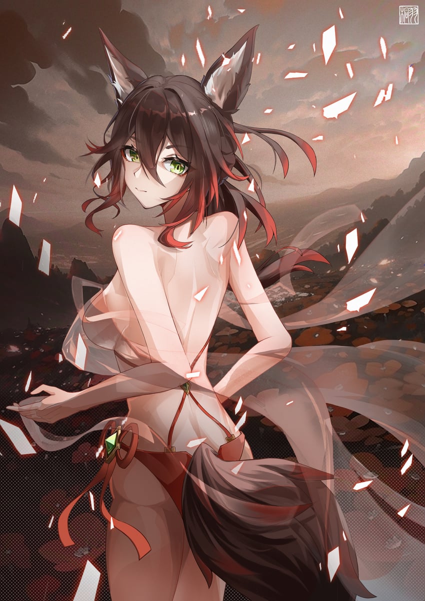 tingyun and fugue (honkai and 1 more) drawn by tongyu