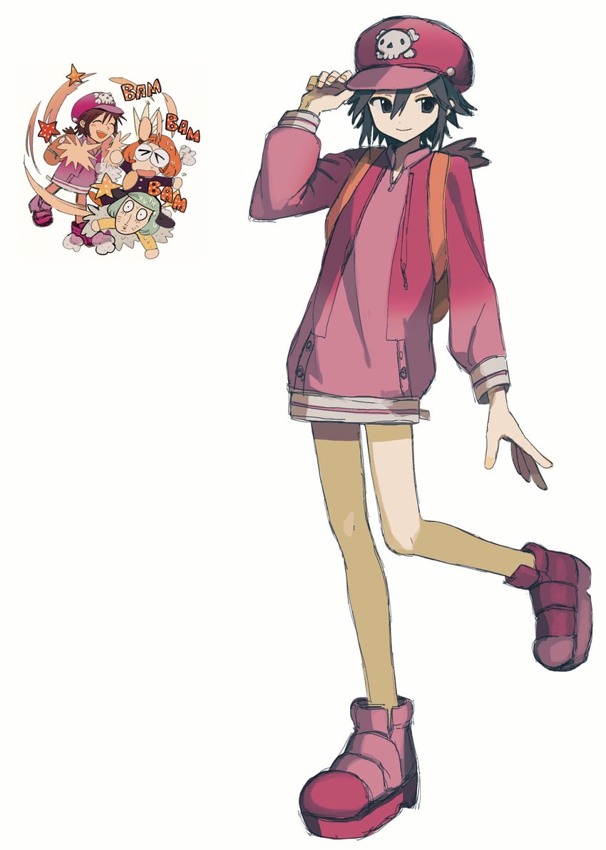 nyon, luther von ivory, tsukada satoru, and dream luther (randal's friends) drawn by komiroku