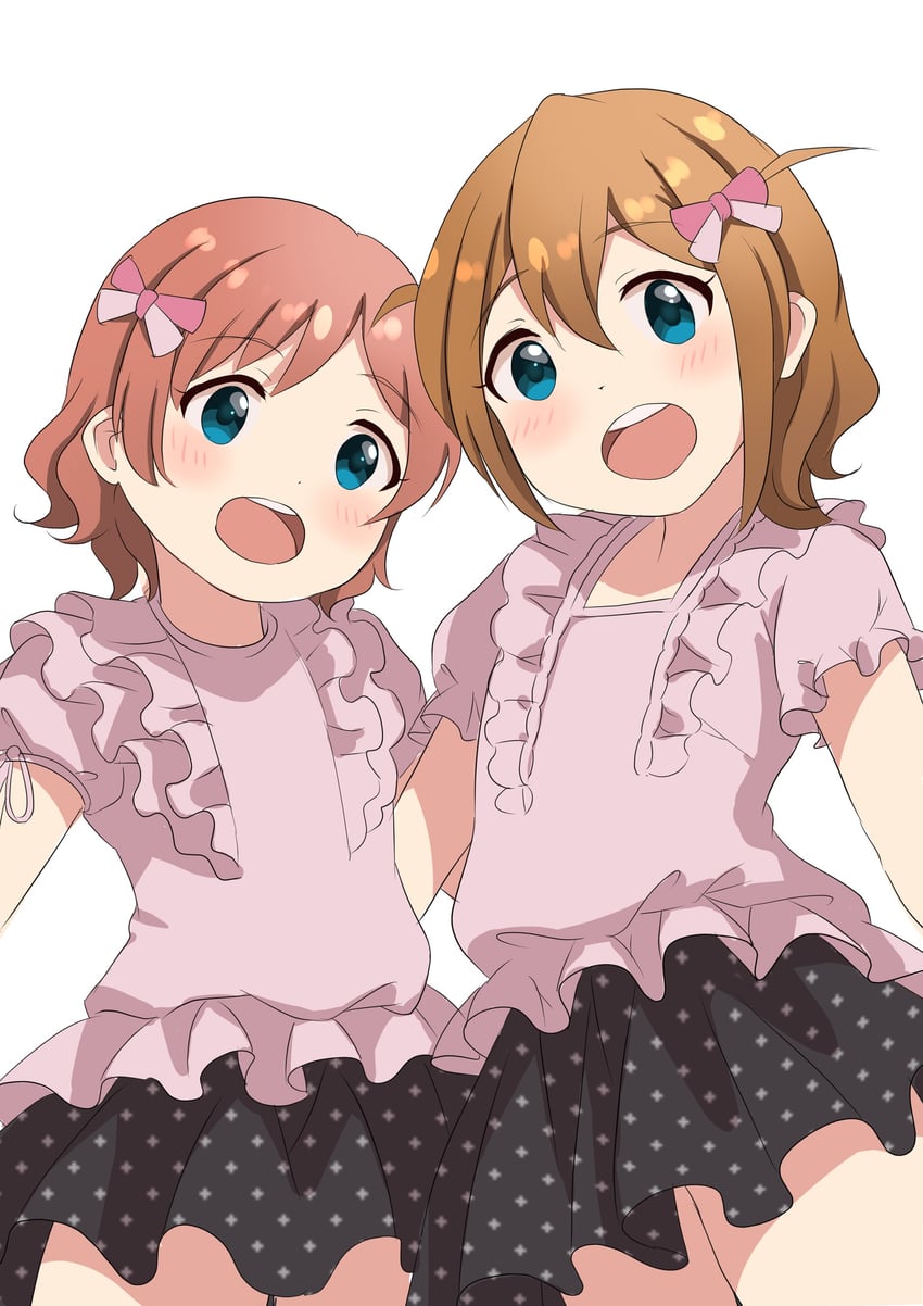 baba konomi and baba karin (idolmaster and 2 more) drawn by yukipo_p