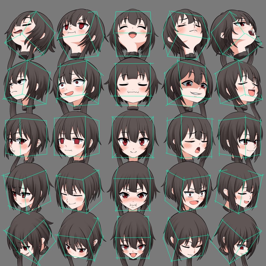 megumin (kono subarashii sekai ni shukufuku wo!) drawn by kawaseri1