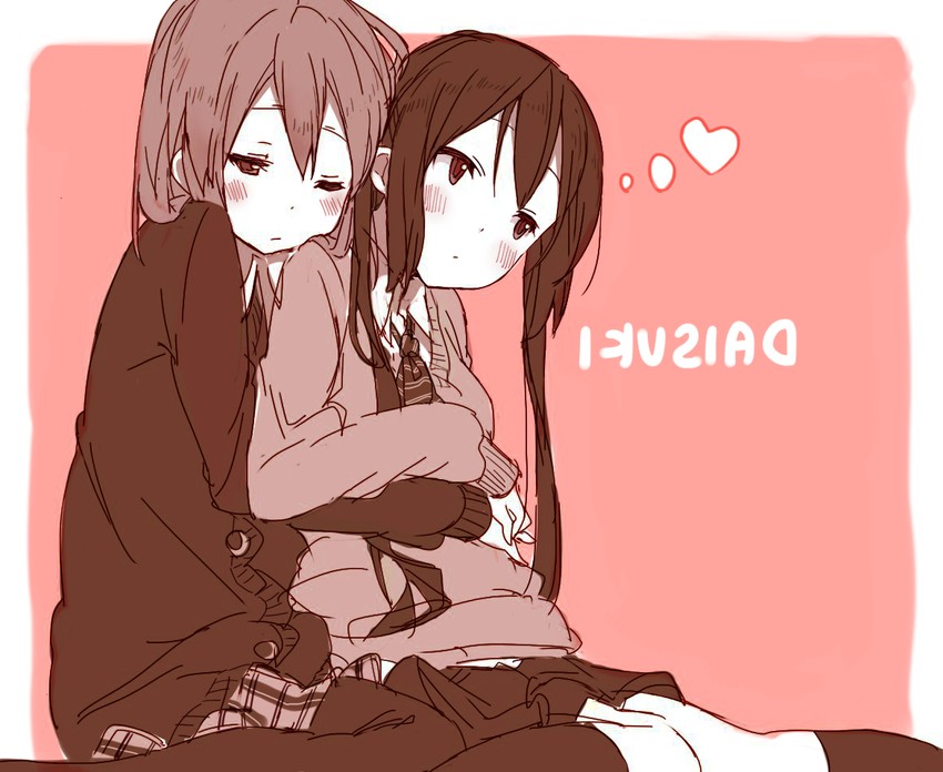 nakano azusa and hirasawa yui (k-on!) drawn by kirisawa_saki