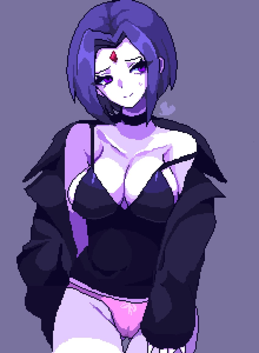 raven (dc comics and 1 more) drawn by pixelcadete