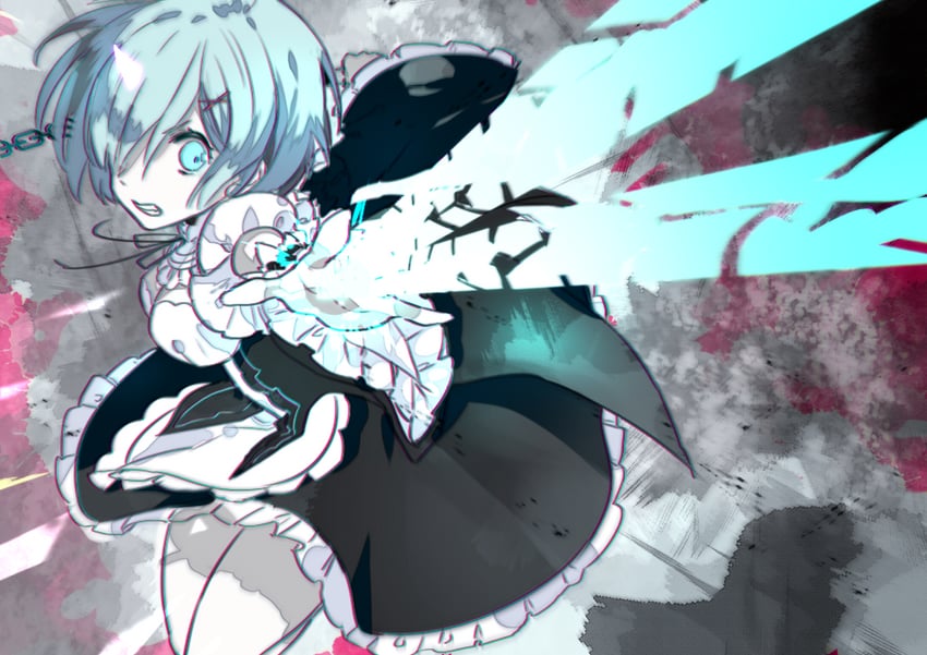 rem (re:zero kara hajimeru isekai seikatsu) drawn by anno_meiji