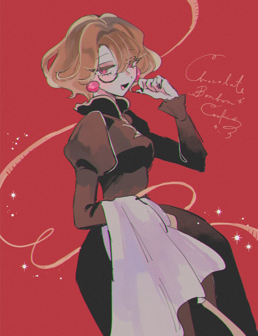 chocolate bonbon cookie (cookie run and 1 more) drawn by mamimumemo