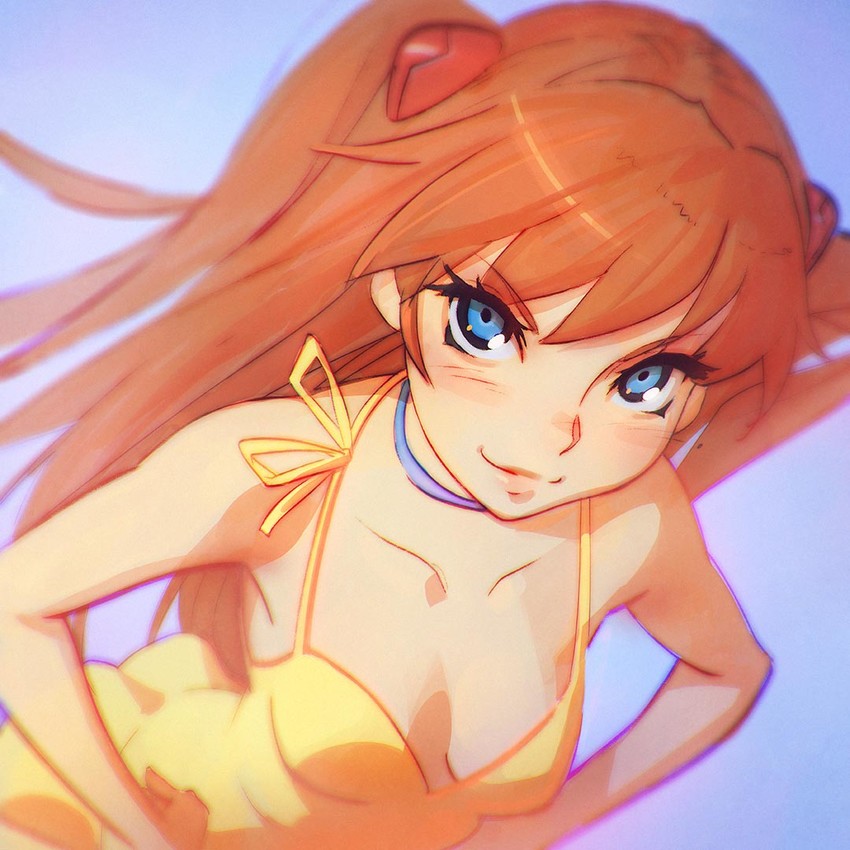 souryuu asuka langley (neon genesis evangelion) drawn by ilya_kuvshinov