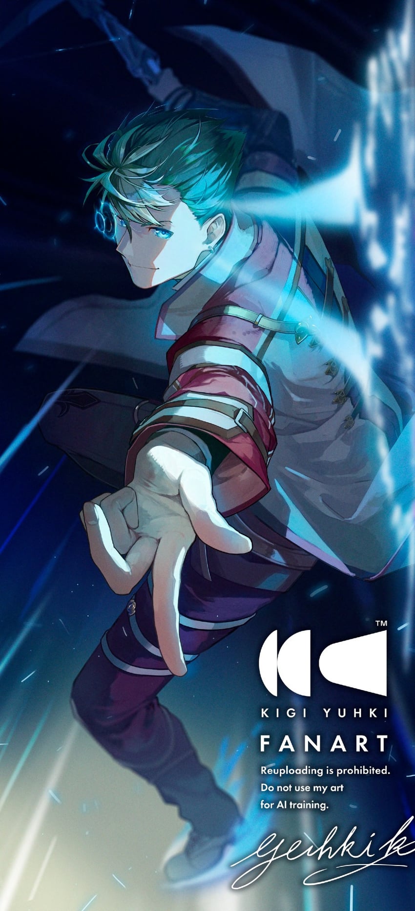 kevin graham (eiyuu densetsu and 2 more) drawn by yuhki_k