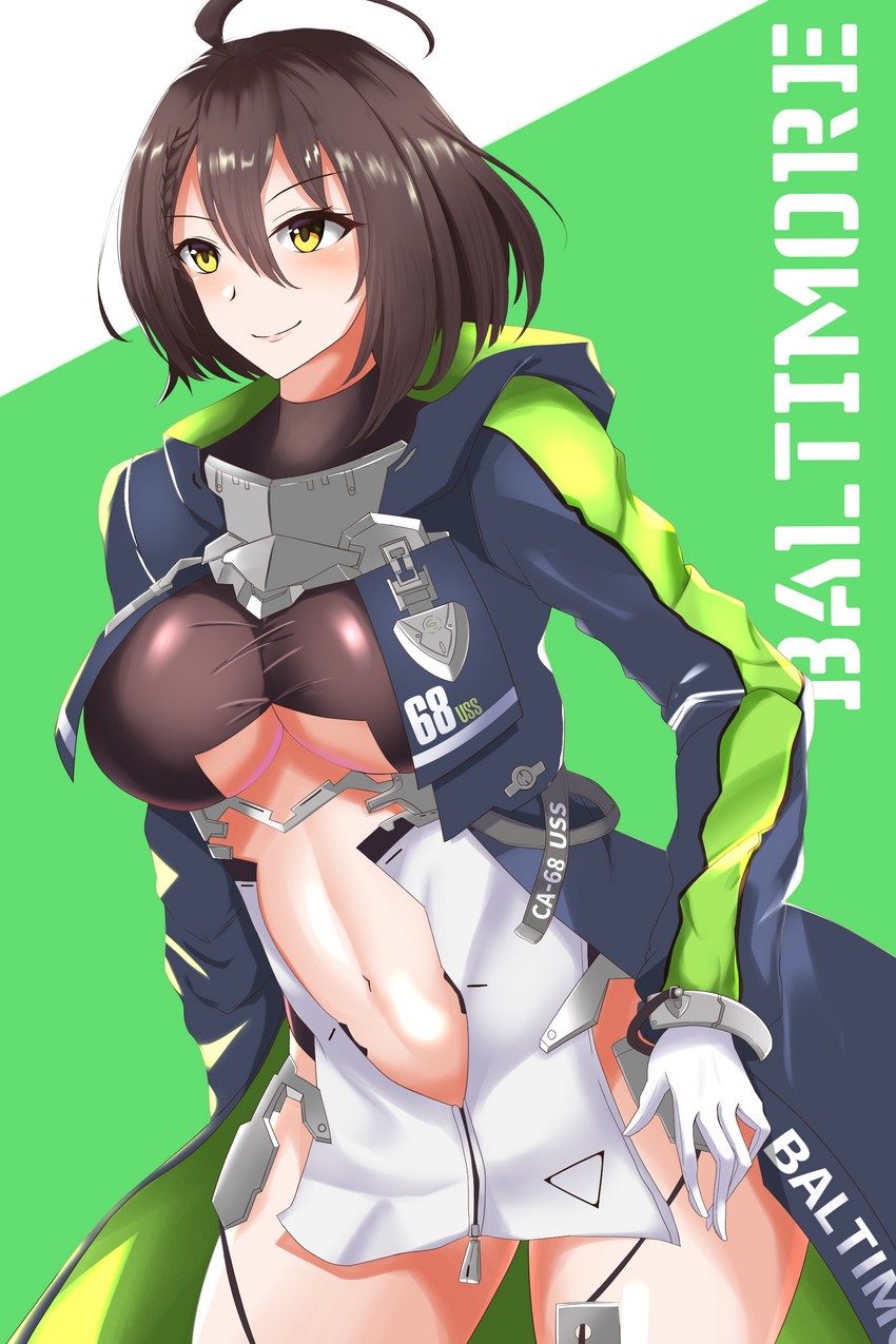 baltimore (azur lane) drawn by core1013
