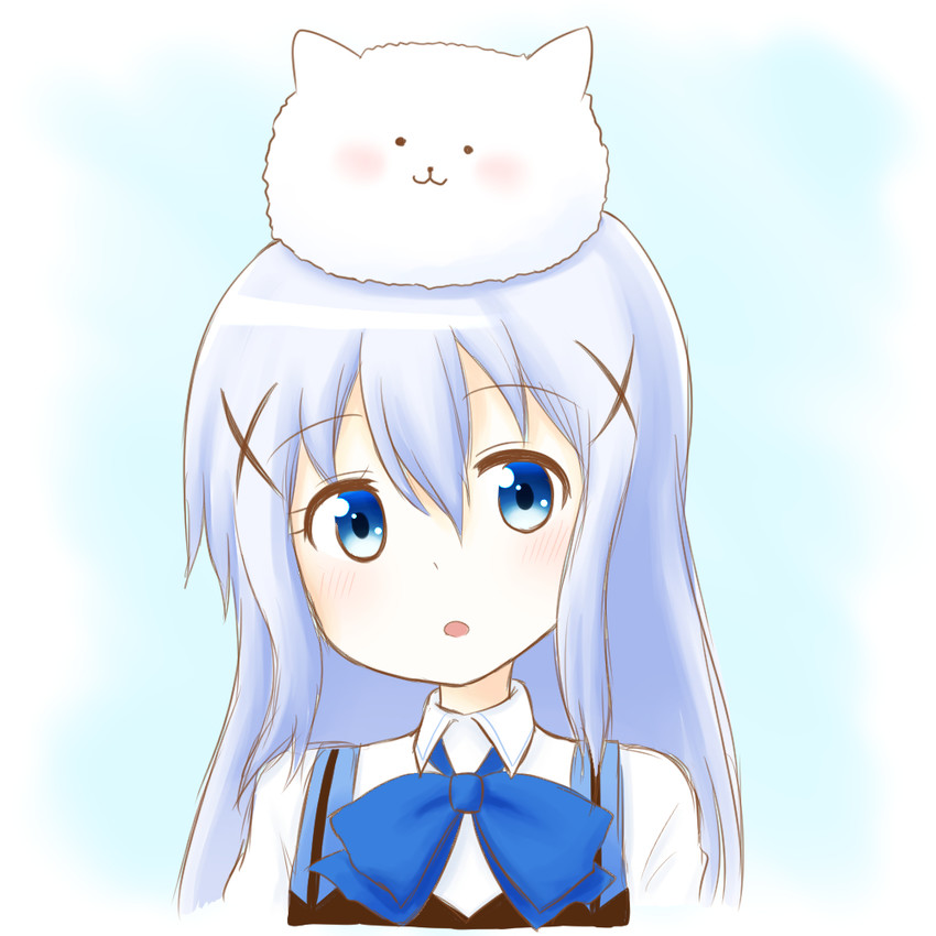 kafuu chino and tippy (gochuumon wa usagi desu ka?) drawn by lunatic.