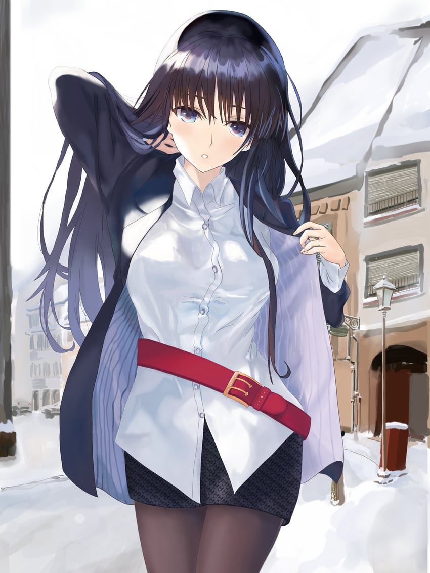touma kazusa (white album and 1 more) drawn by aikawa_lotus