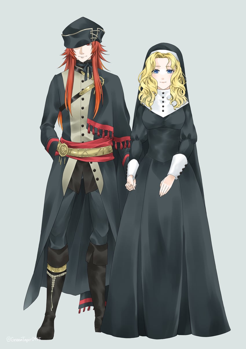 joshua and natasha (fire emblem and 1 more) drawn by midori_no_baku