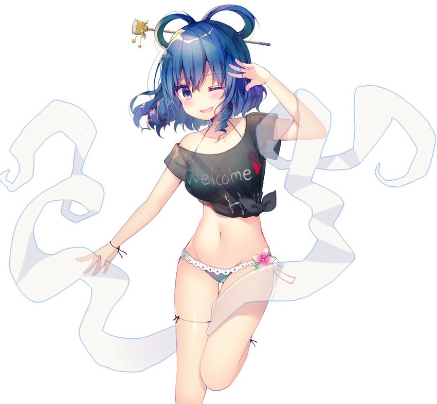 kaku seiga and hecatia lapislazuli (touhou) drawn by koto_seori