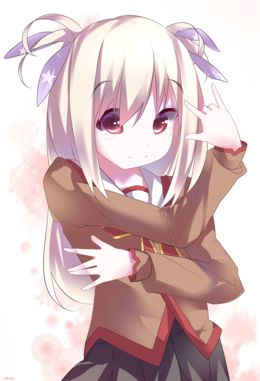 illyasviel von einzbern (fate and 1 more) drawn by saijou_karin