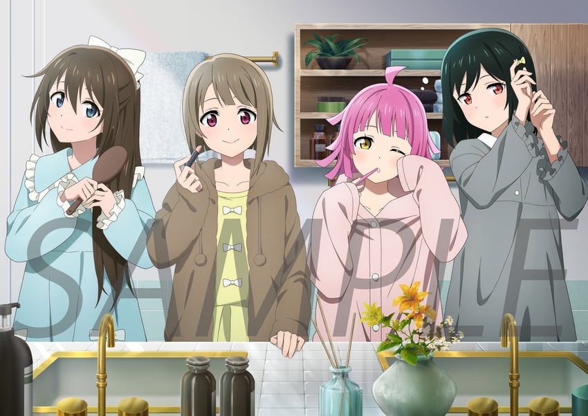 osaka shizuku, tennoji rina, nakasu kasumi, and mifune shioriko (love live! and 1 more)