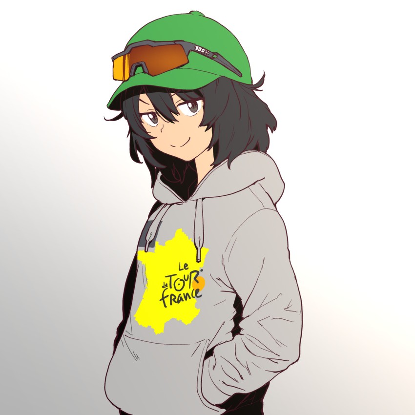 andou (girls und panzer) drawn by onsen_tamago_(hs_egg)