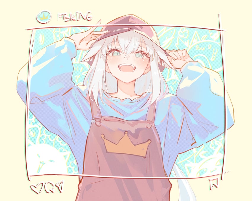 shirakami fubuki, sukonbu, miteiru, fubuzilla, nejima kitsune, and 1 more (hololive) drawn by hyde_(tabakko)