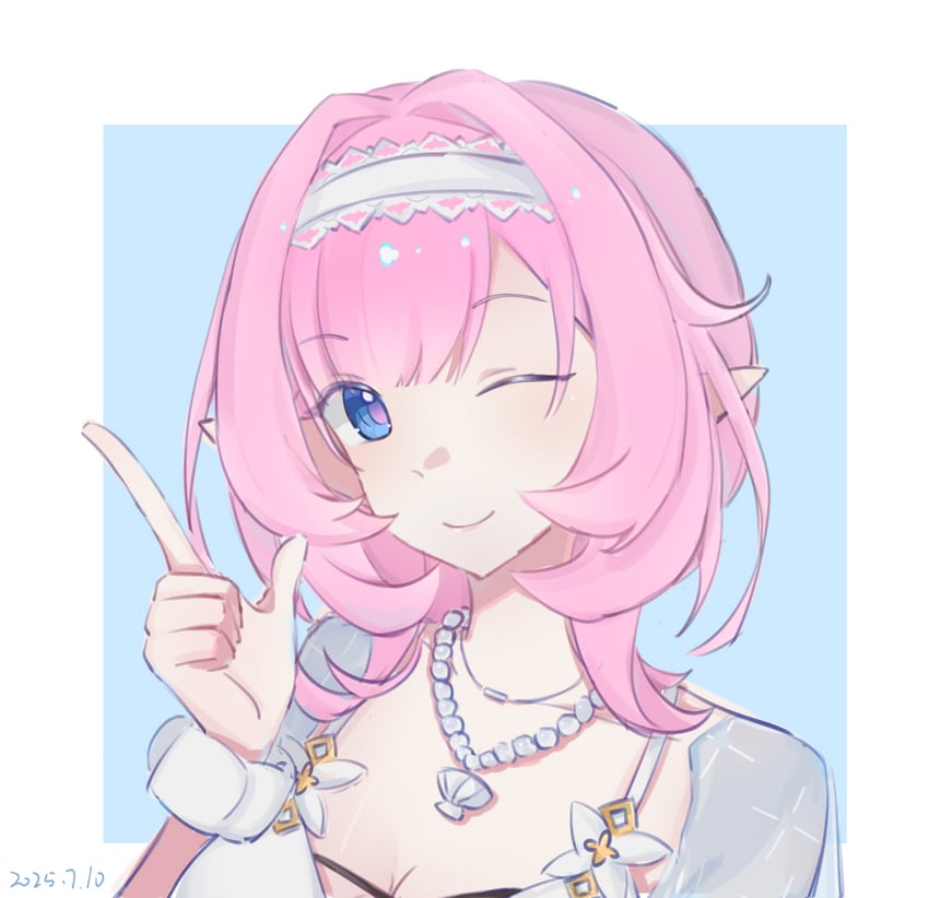 elysia (honkai and 1 more) drawn by chong_pao_naifen