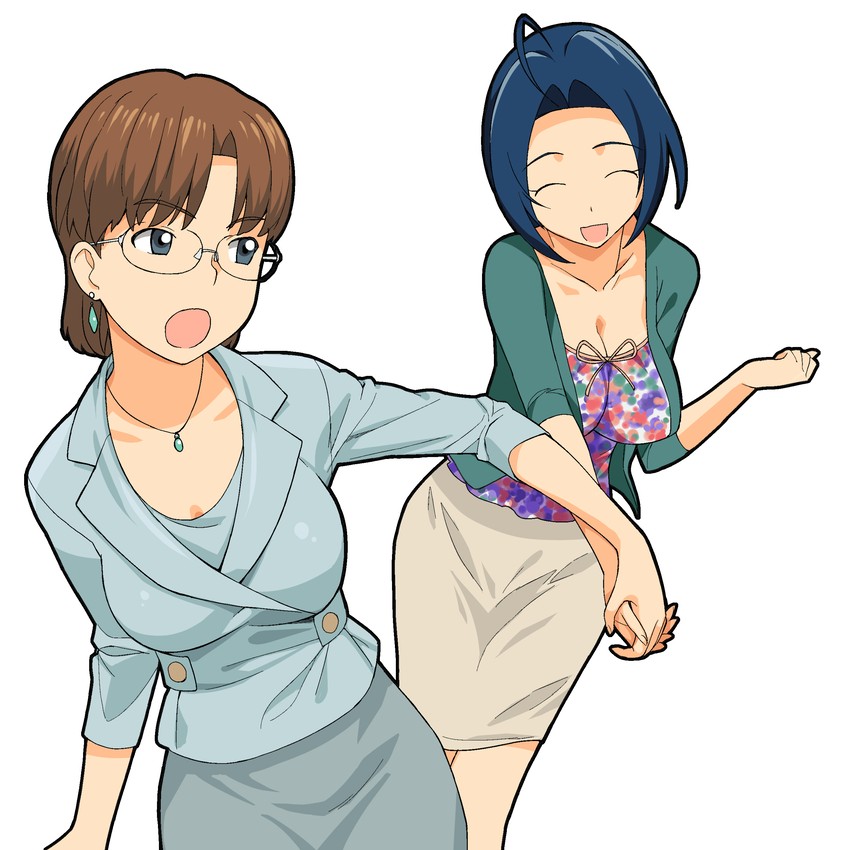 miura azusa and ishida azusa (idolmaster and 2 more) drawn by a1_(initial-g)