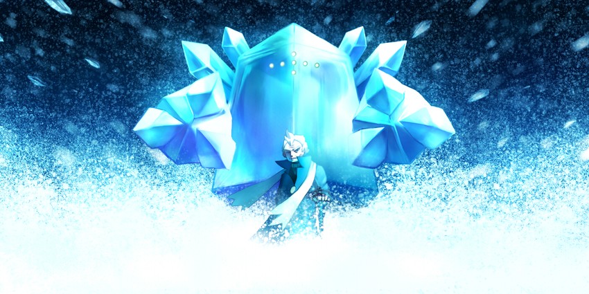 regice and pryce (pokemon and 1 more) drawn by ribero