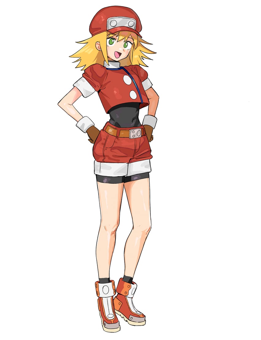 roll caskett (mega man and 1 more) drawn by matheus_felipe