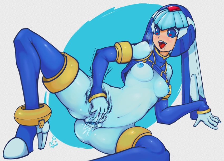 fairy leviathan (mega man and 1 more) drawn by rcake