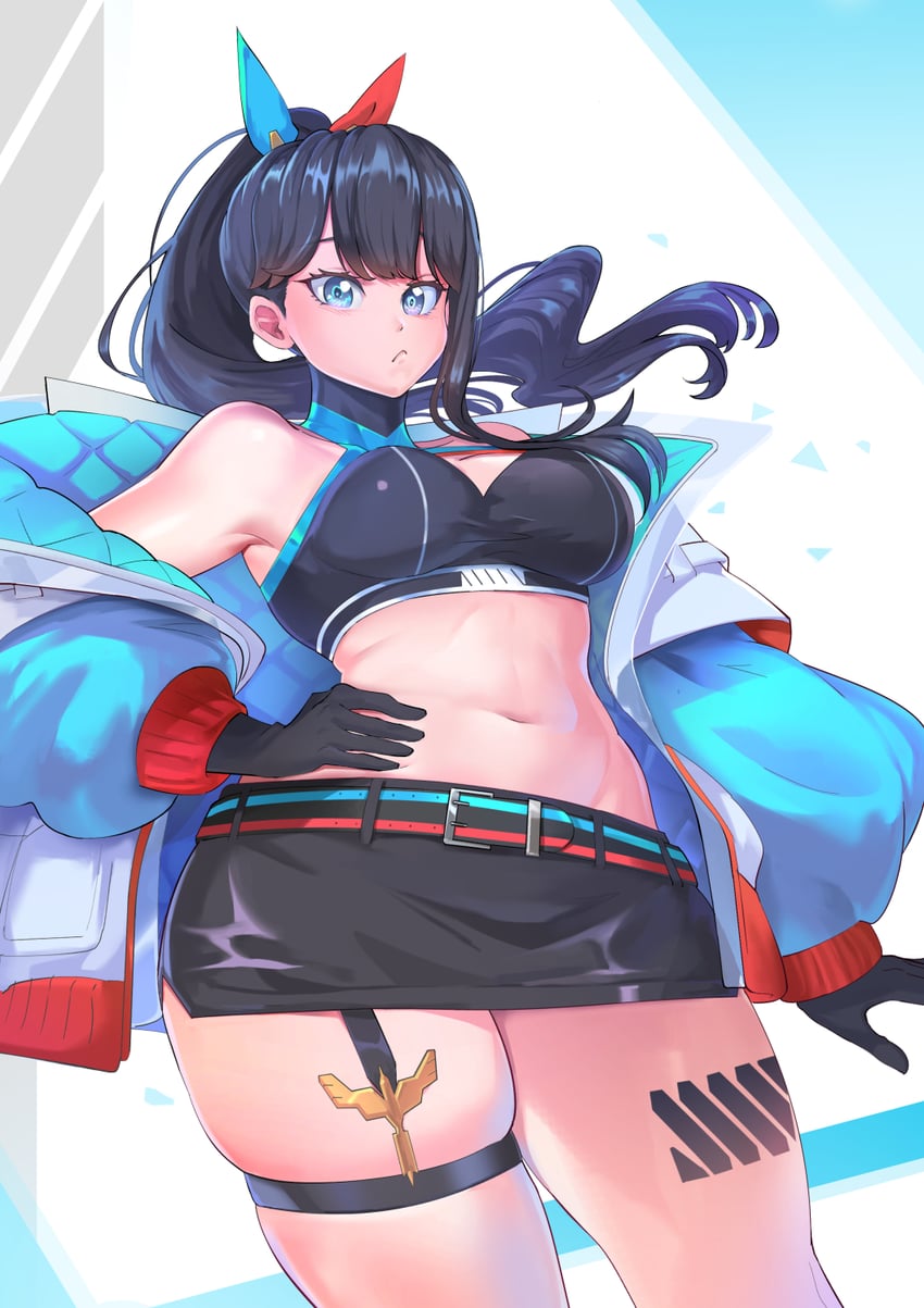 takarada rikka (gridman universe and 1 more) drawn by s87074877