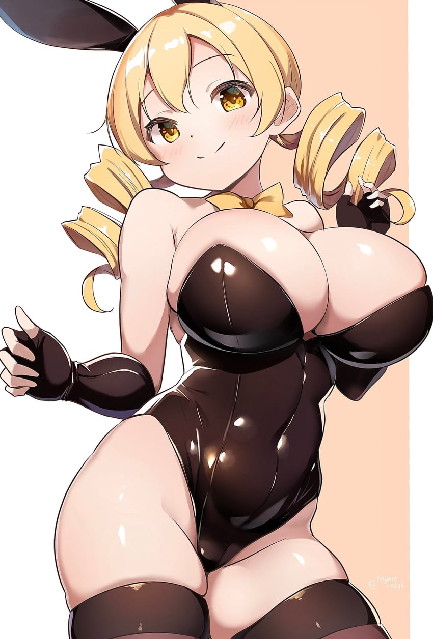 tomoe mami (mahou shoujo madoka magica) drawn by nagare_(flow)