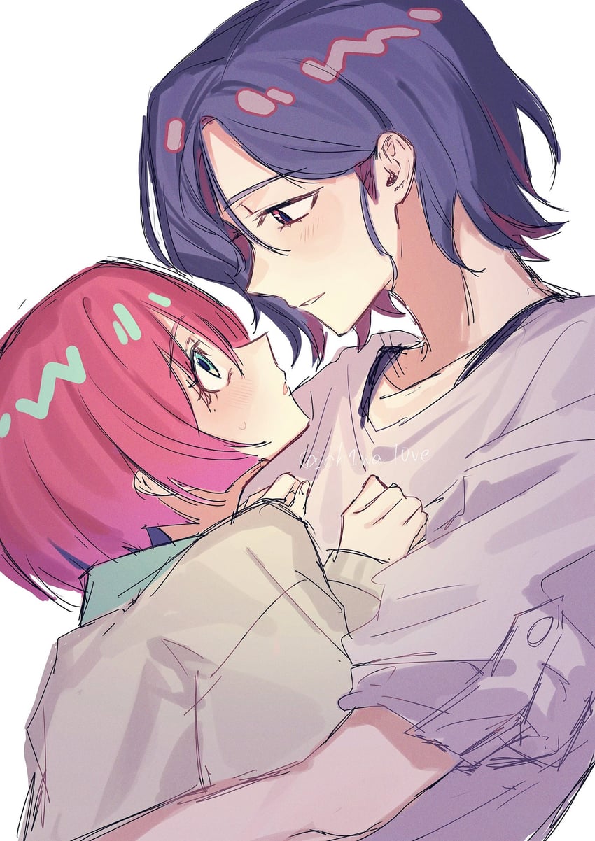 amate yuzuriha and shuji ito (gundam and 1 more) drawn by ch1wa_l0ve