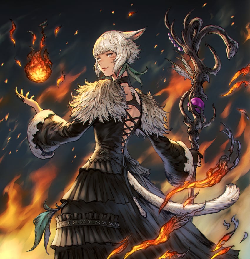 y'shtola rhul (final fantasy and 1 more) drawn by makimura_shunsuke