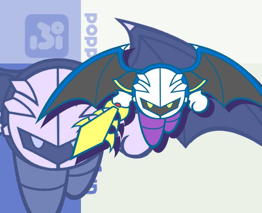 meta knight (kirby and 2 more) drawn by y&k