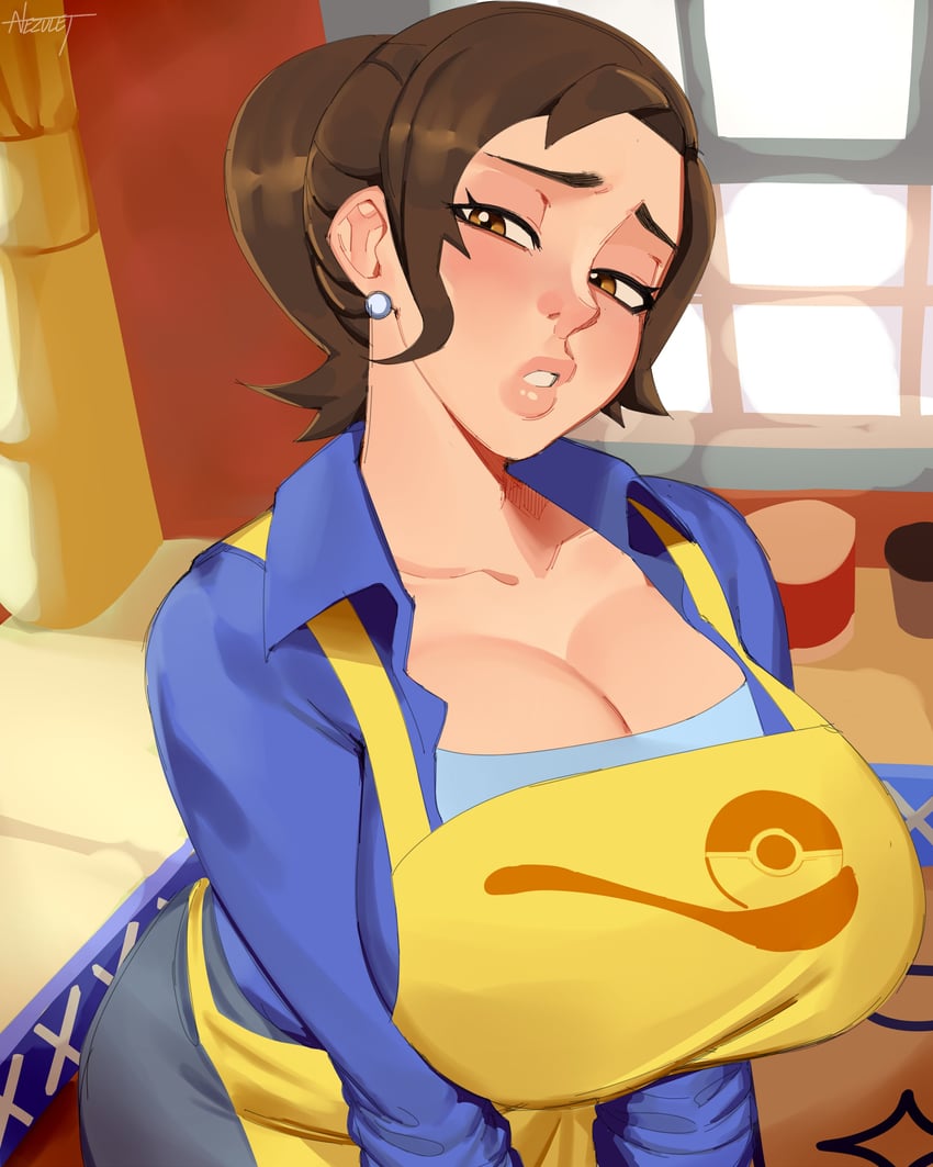 paldea mother (pokemon and 1 more) drawn by nezulet