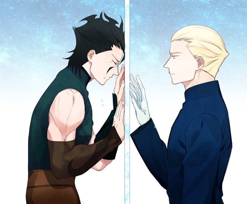 diarmuid ua duibhne and kayneth el-melloi archibald (fate and 1 more) drawn by yaho_(yaho0211)