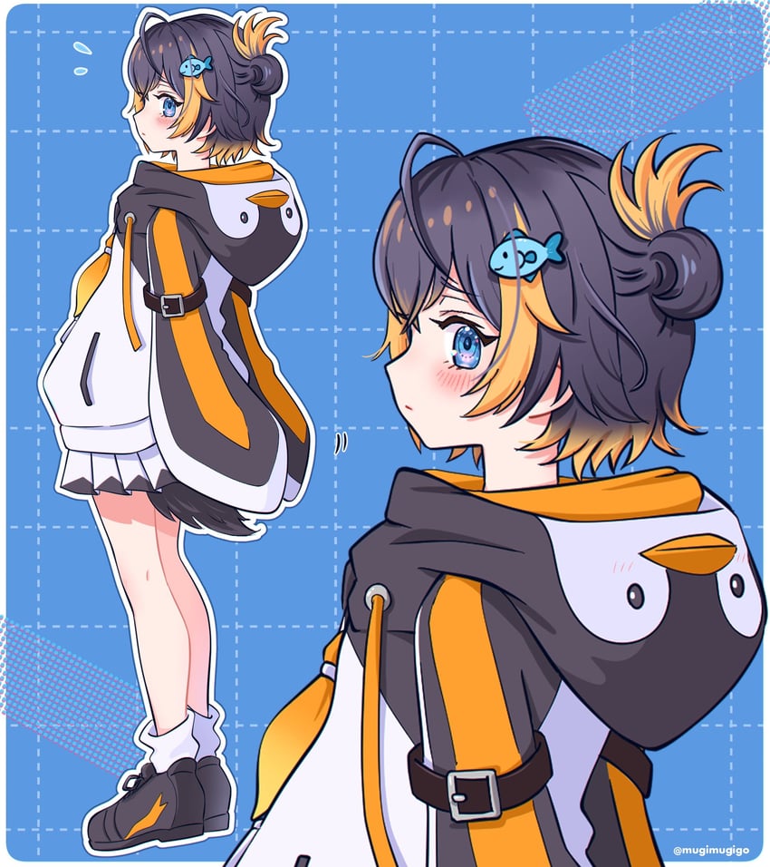 petra gurin (nijisanji and 1 more) drawn by mugimugigo
