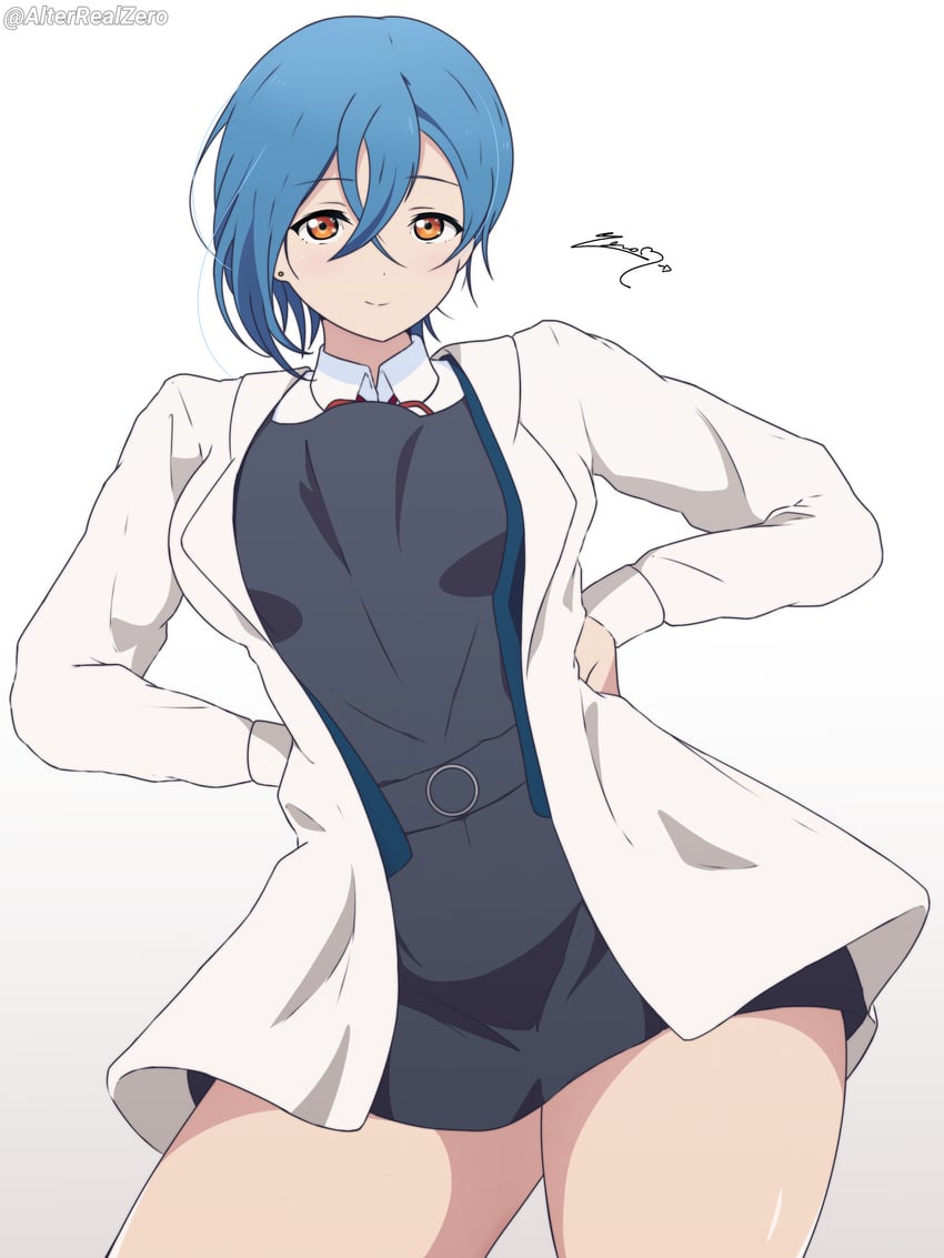 wakana shiki (love live! and 1 more) drawn by alterrealzero