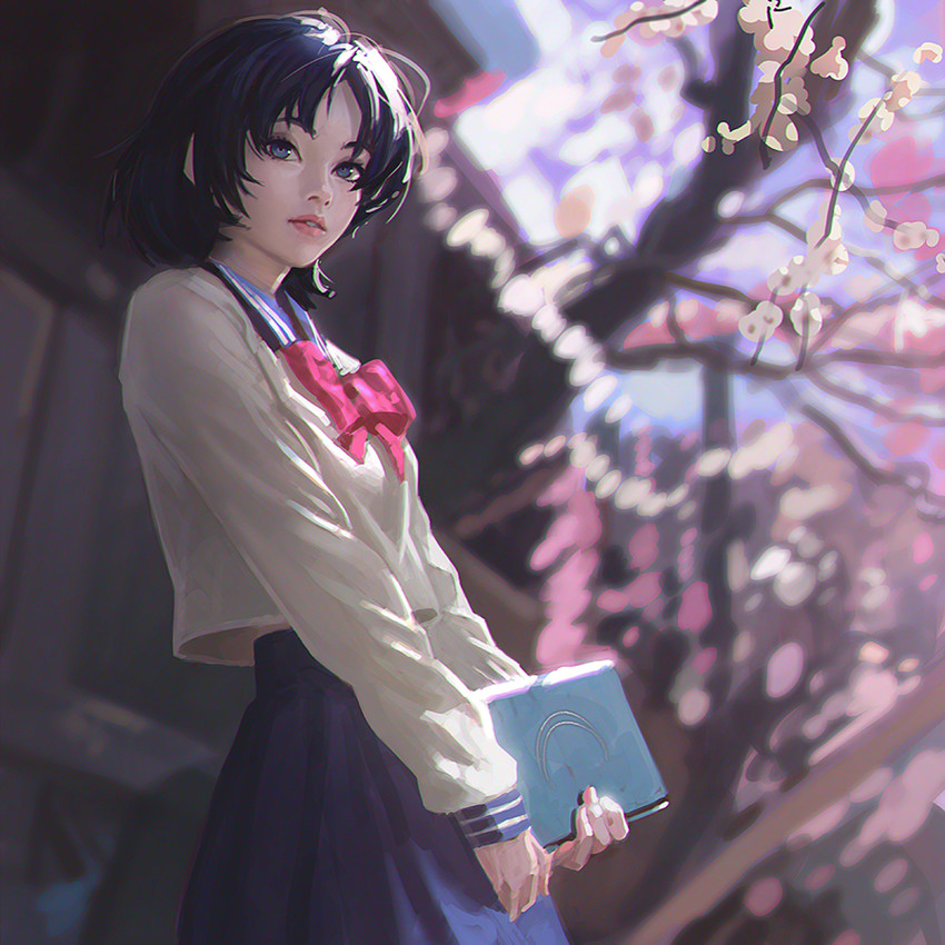 mizuno ami (bishoujo senshi sailor moon) drawn by ilya_kuvshinov