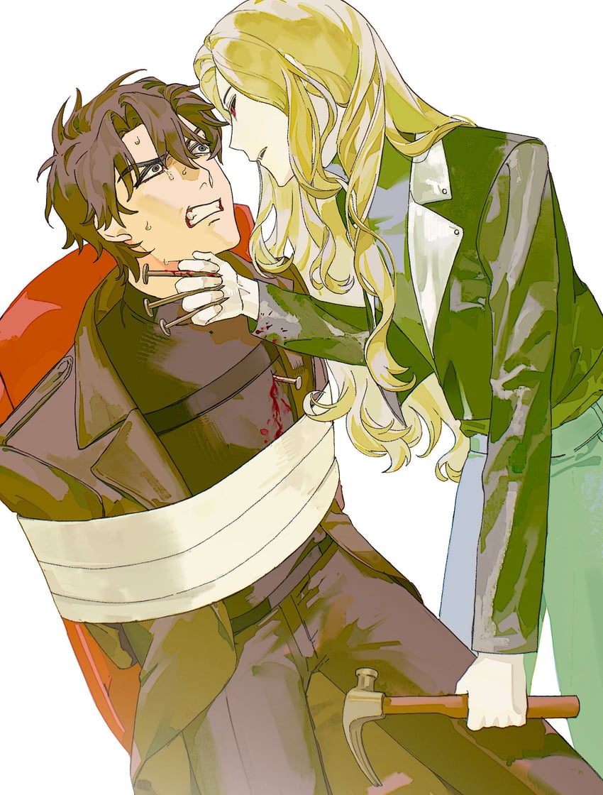 yoo joonghyuk and anna croft (omniscient reader's viewpoint) drawn by yanjiejing123