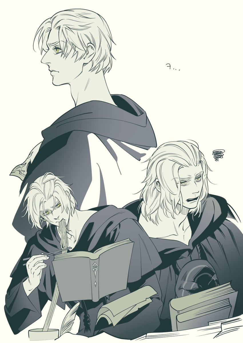 emet-selch (final fantasy and 1 more) drawn by 5altybitter5