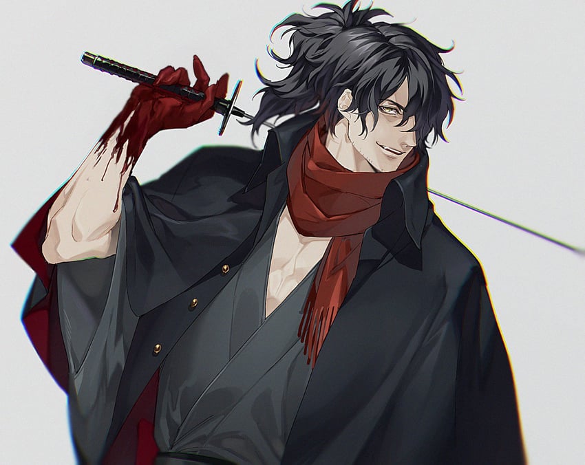 okada izou (fate and 3 more) drawn by kiki_(re_6xxx)
