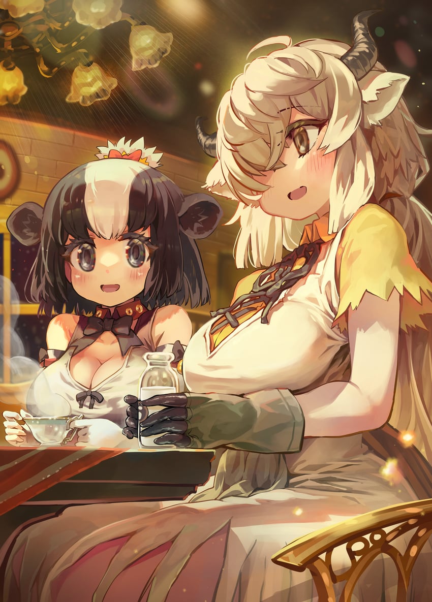 yak and holstein friesian cattle (kemono friends) drawn by melaton