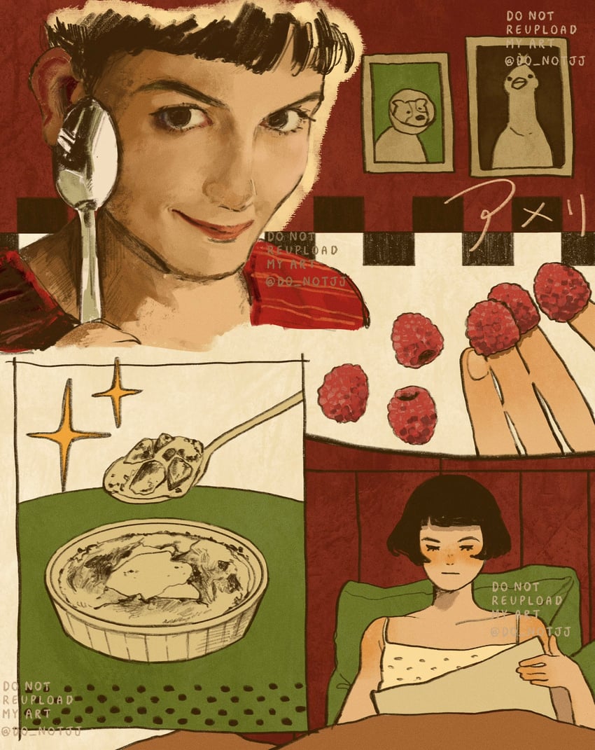 amelie poulain (le fabuleux destin d'amelie poulain) drawn by don't_(do_notjj)