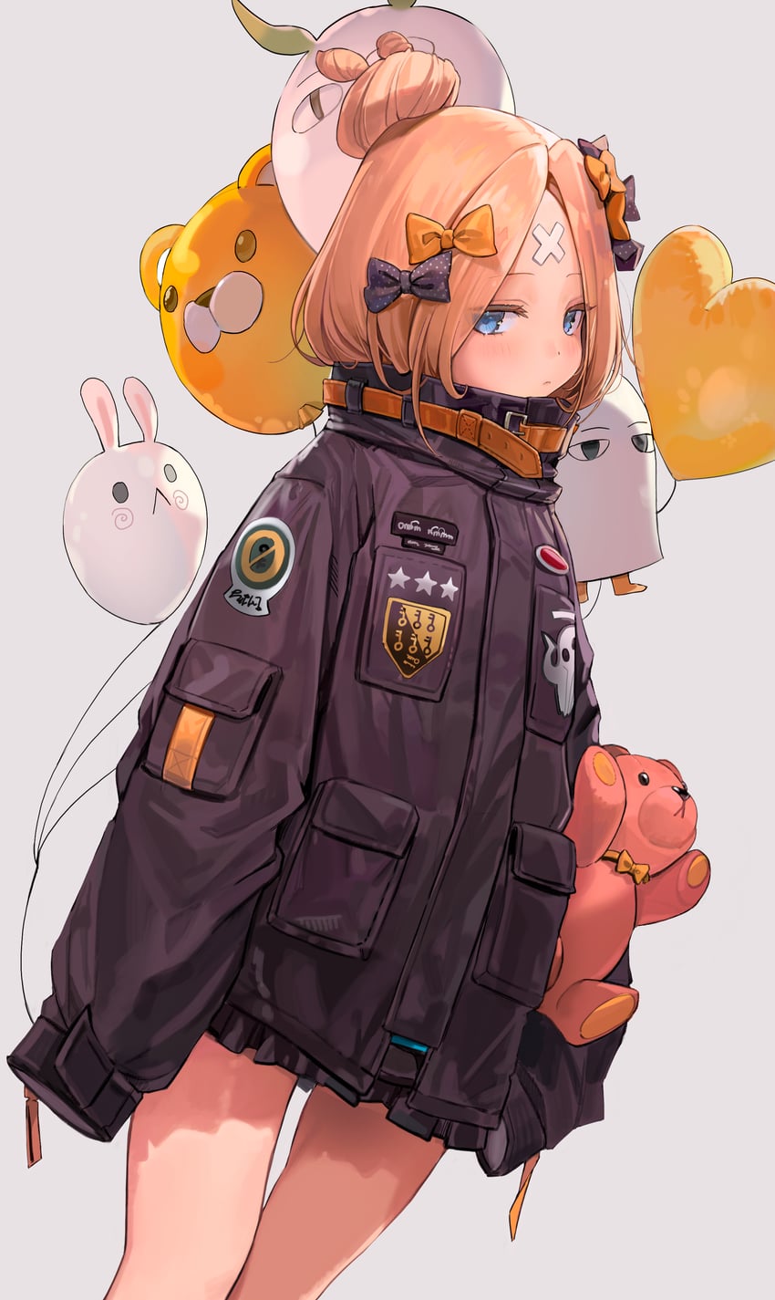 abigail williams and medjed (fate and 1 more) drawn by freng