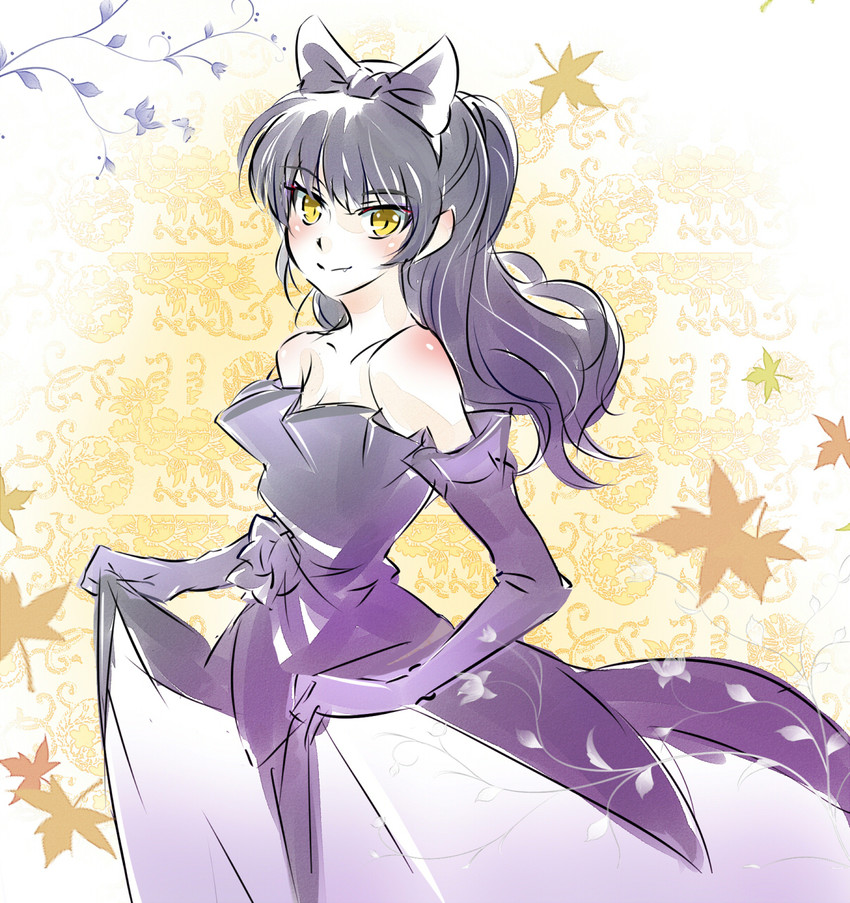 blake belladonna and beauty (rwby and 1 more) drawn by iesupa