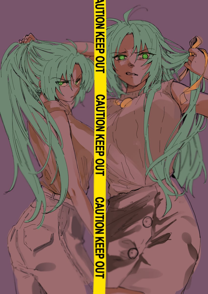 sonozaki mion and sonozaki shion (higurashi no naku koro ni) drawn by kayo1102