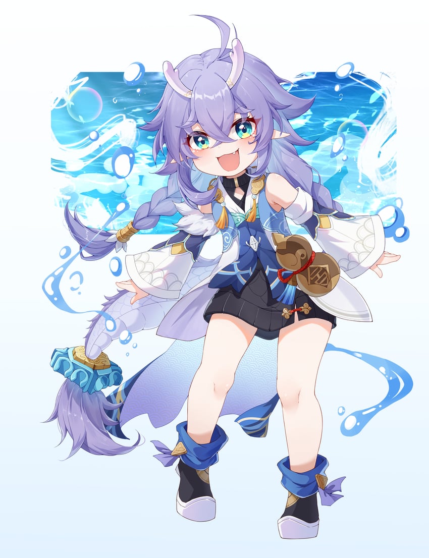 bailu (honkai and 1 more) drawn by mengxin_huazha