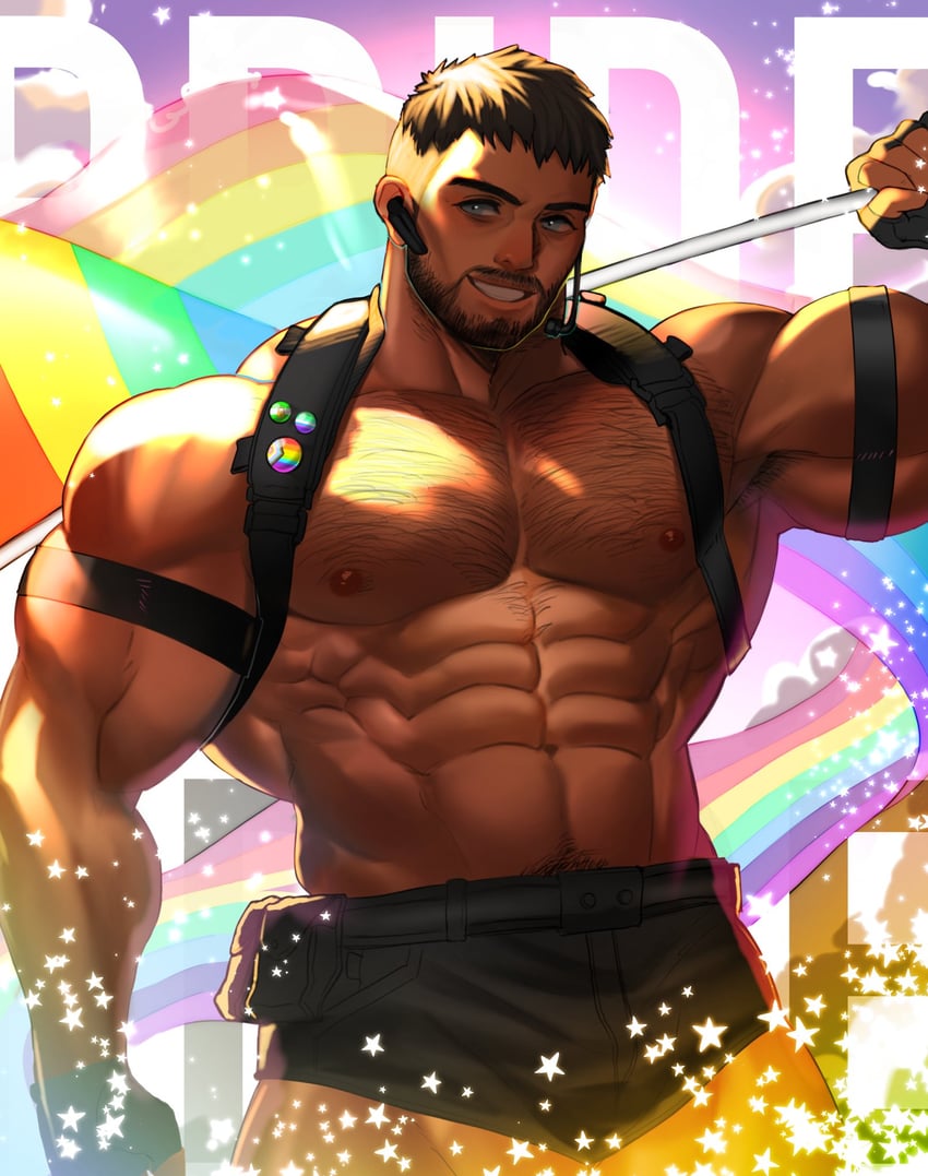 chris redfield (resident evil and 1 more) drawn by alex_(cerealex)