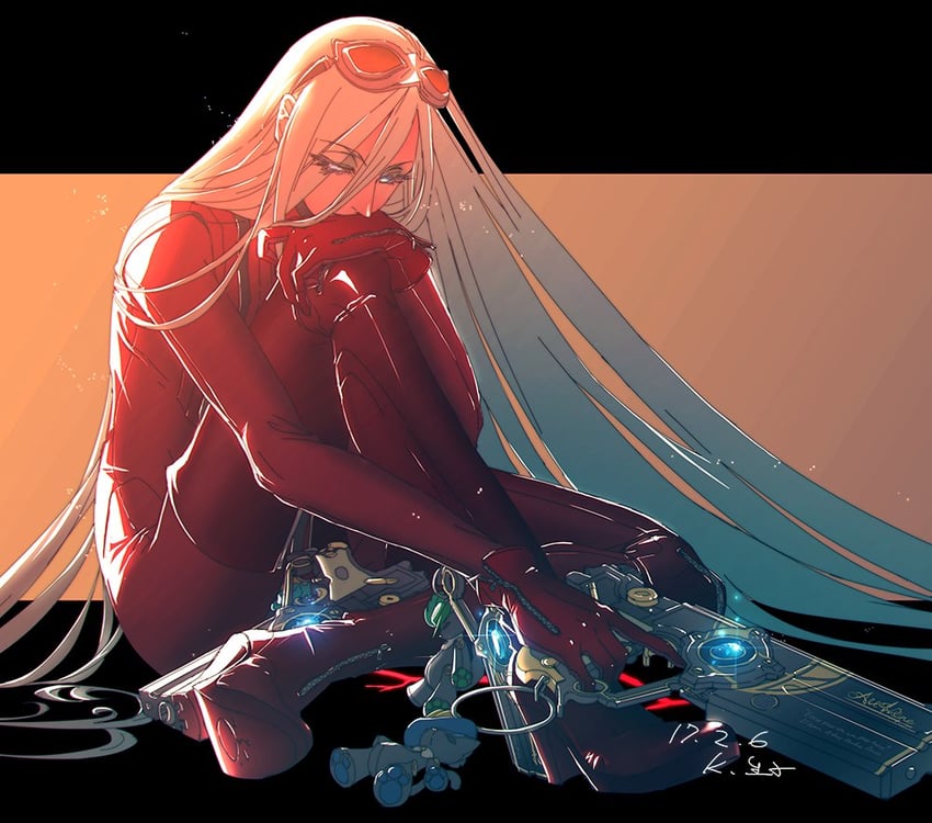 jeanne (bayonetta and 1 more) drawn by kara_namako