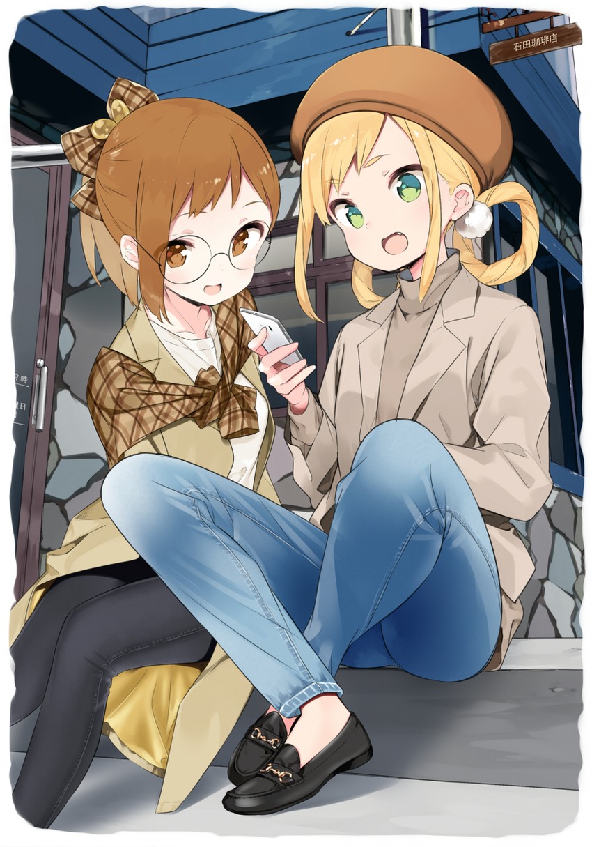 fujiwara hazuki and asuka momoko (ojamajo doremi) drawn by kiya_machi